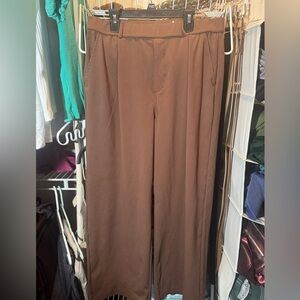 HALARA Chocolate Brown Trousers